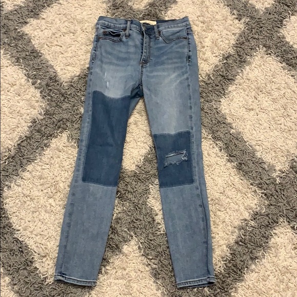 gap patchwork jeans